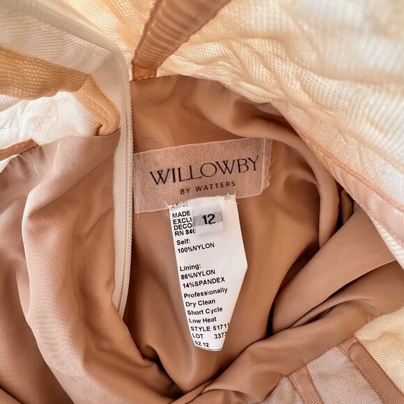 Willowby by Watters Jaislyn Wedding Gown Size 12 NEW - Picture 10 of 10